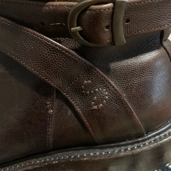 Mens Sweeney leather boots - Picture 2 of 10